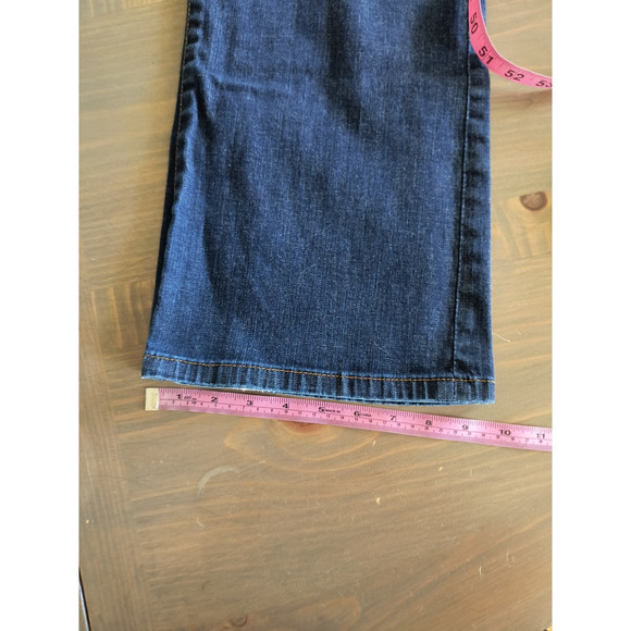 Ann Taylor Jeans Women's 6 Long Modern Fit Lindsay Waist Dark Wash 5 Pocket Zip - Picture 10 of 13